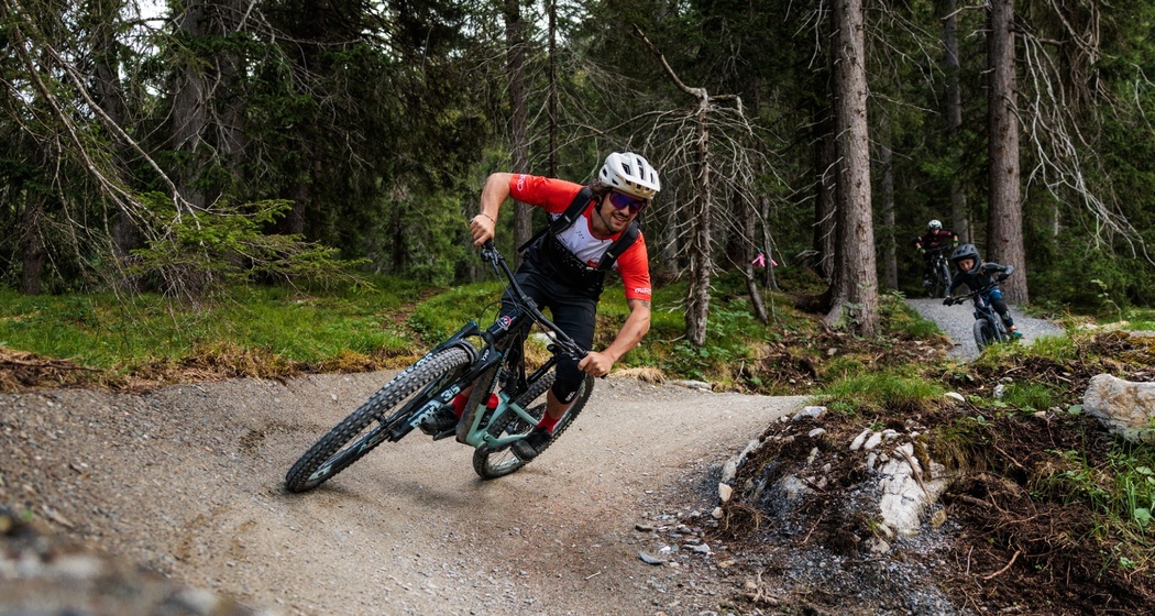 Biker in Berm