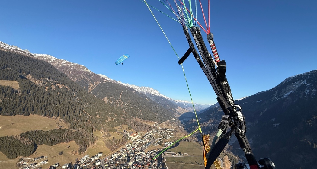 Muntognas Gleitschirm-Passagierflug