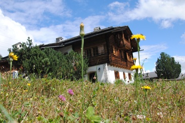 Chalet im Sommer