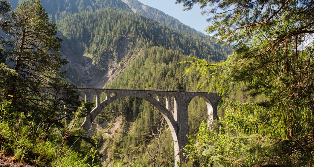 Wiesnerviadukt Davos