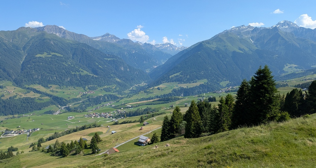 Aussicht ins Val Lumnezia