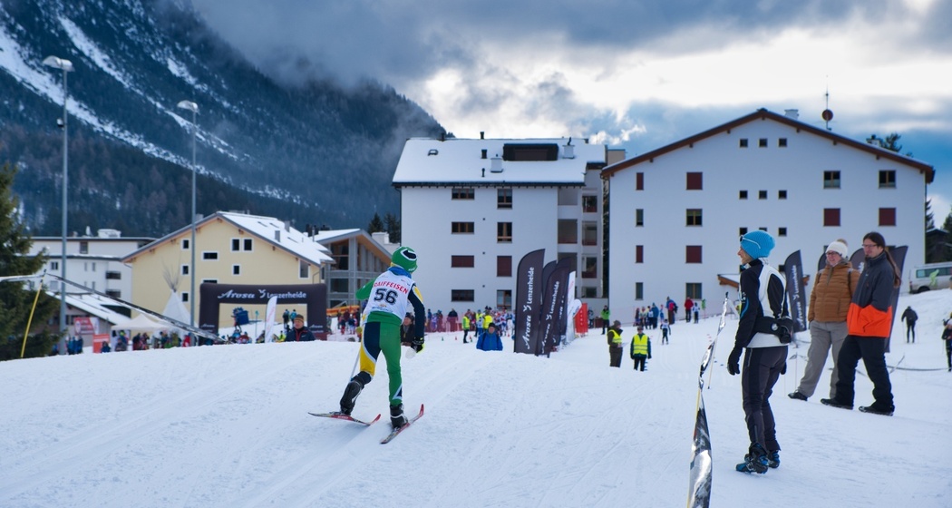 Luziuswiese während dem Planoiras Volkslauf