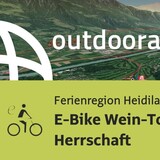 Balade à vélo dans la région de vacances de Heidiland : E-Bike parcours Vins de la région des Grisons