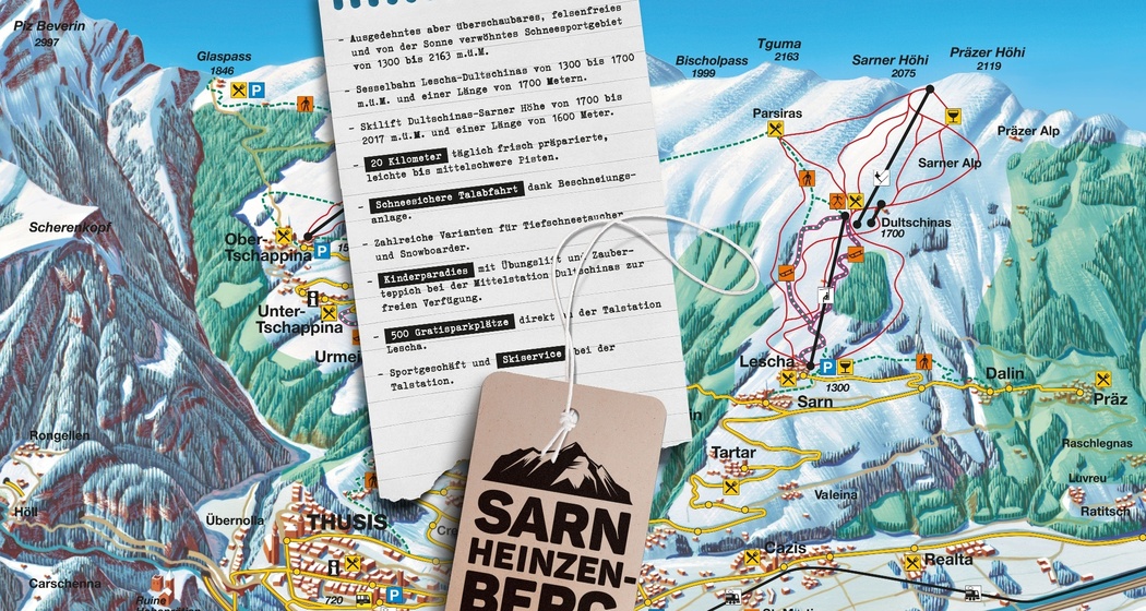 Pistenplan Sarn-Heinzenberg