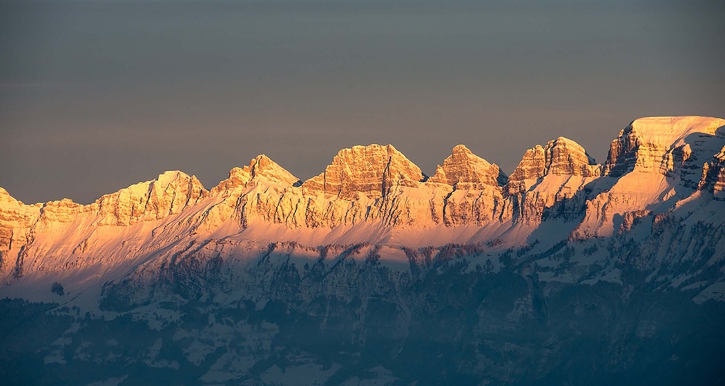 Sicht auf die Churfirsten