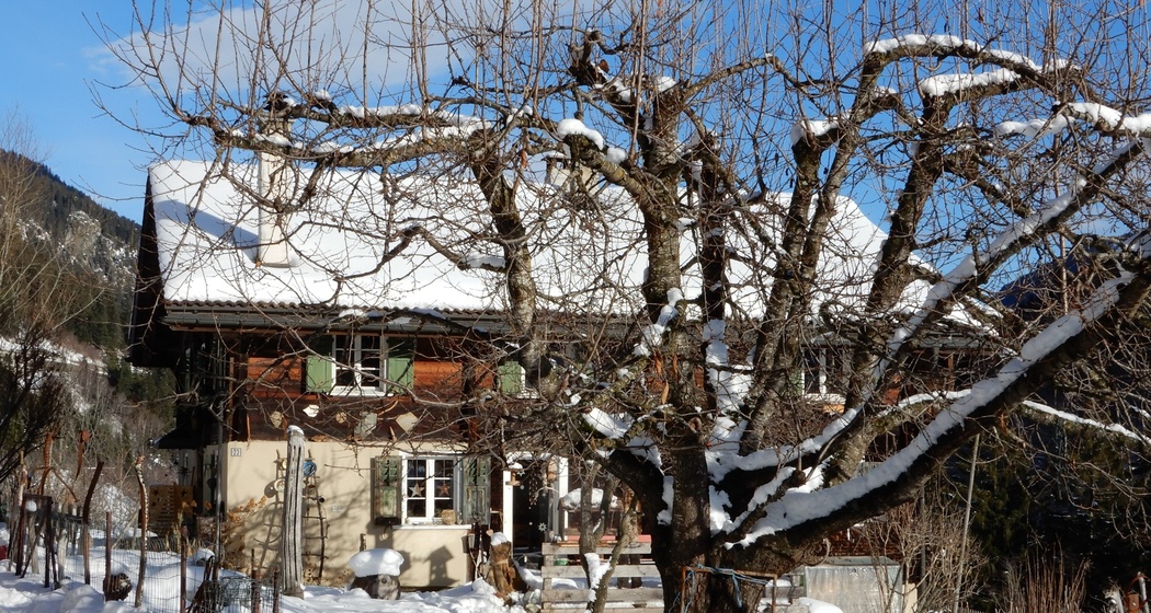 gepflegte alte Häuser in Disla