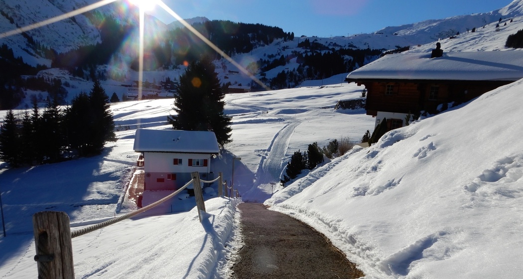 Steiler Abschnitt mit Handlauf