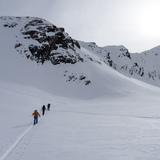 Montée sous le col Jufer