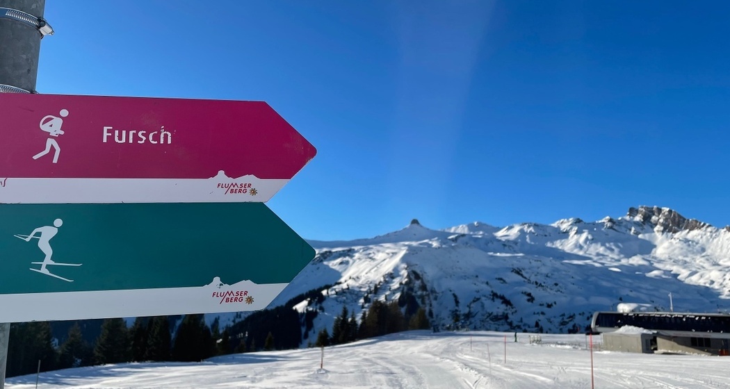 Wegbeschilderung Richtung Fursch