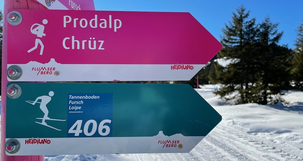 Wegweiser nach Prodalp