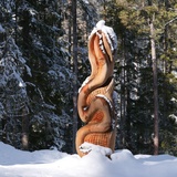 Skulptur auf dem Skulpturenweg