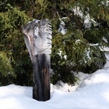 Skulptur auf dem Skulpturenweg