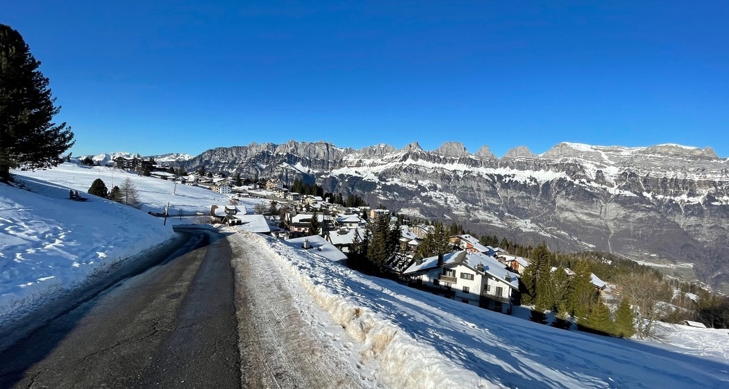 Blick auf Tannenboden Dorf