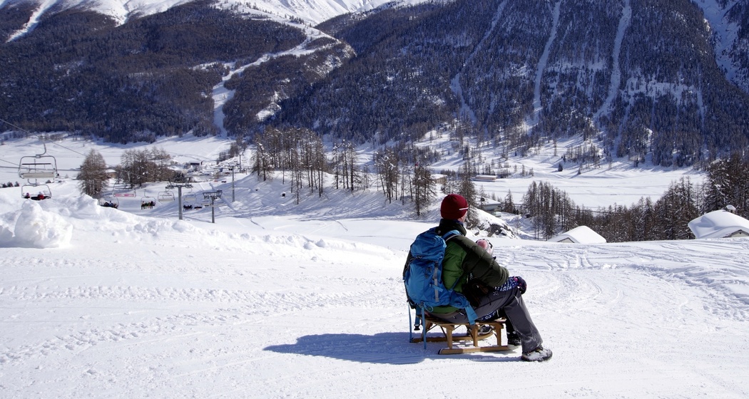 Schlittelweg Chastlatsch