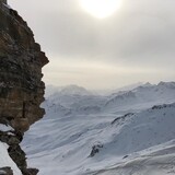 Vista sotto la scala verso sud