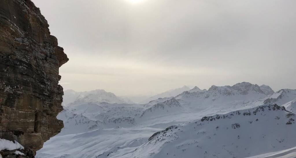 Blick unterhalb der Leiter in Richtung Süden