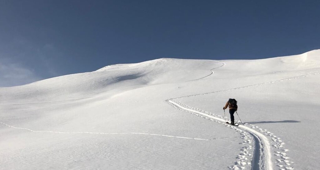 Aufstieg in Richtung Beverin Pintg