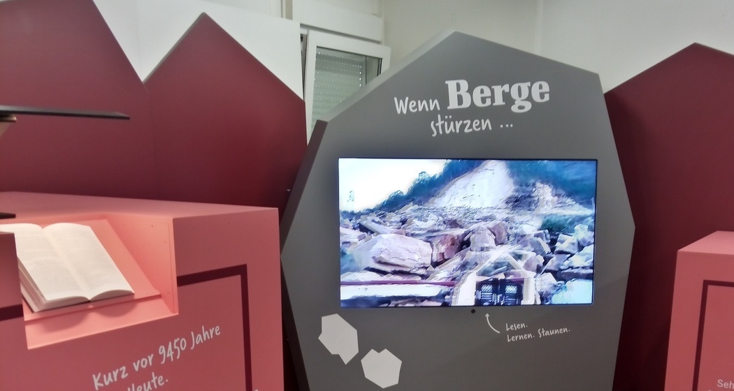 Ausstellung BergeBeben - BergeStürzen