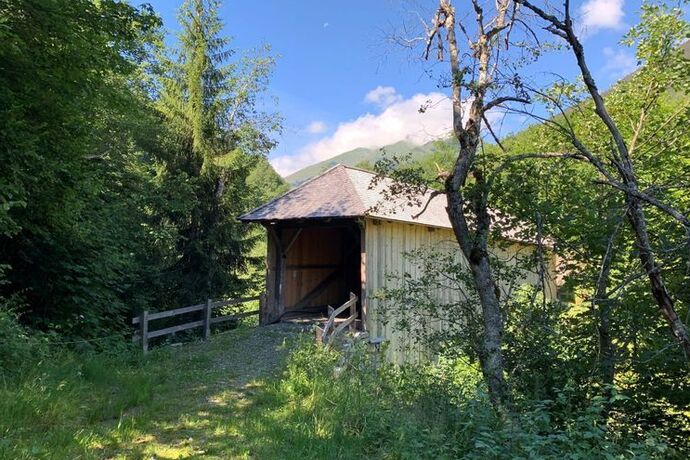 Holzbrücke Silgin Südseite