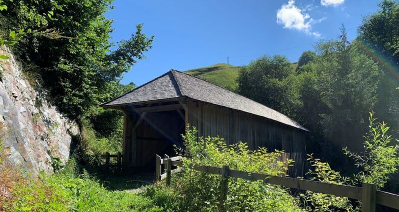 Holzbrücke Silgin Nordseite