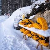 Toboggan run Avers-Cröt