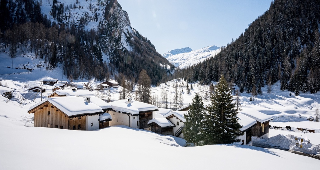 Avers-Cröt im Winter