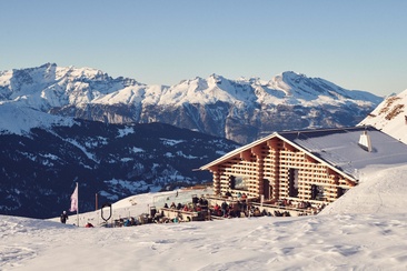 Motta Hütte Lenzerheide im Winter