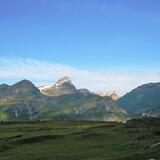Stage 11: Piz Platta seen from Alp Flix