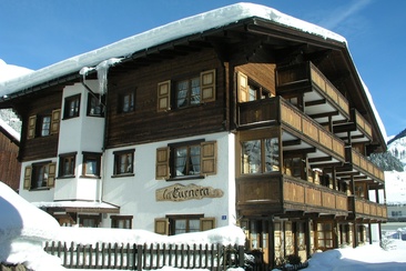 Casa Curnera im Winter