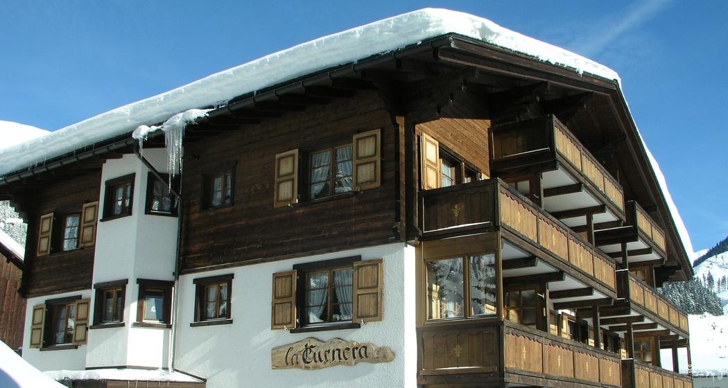 Casa Curnera im Winter