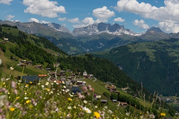The village of Furna in summer