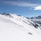 Madrisa Rundtour - Aufstieg Schlappiner Joch