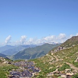 Ausblick vom Gafiersee hinunter ins Tal