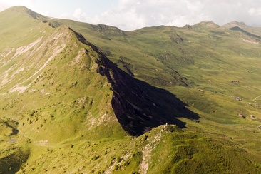 Hochwang Blackter Fuerggli Vue vers Fondei