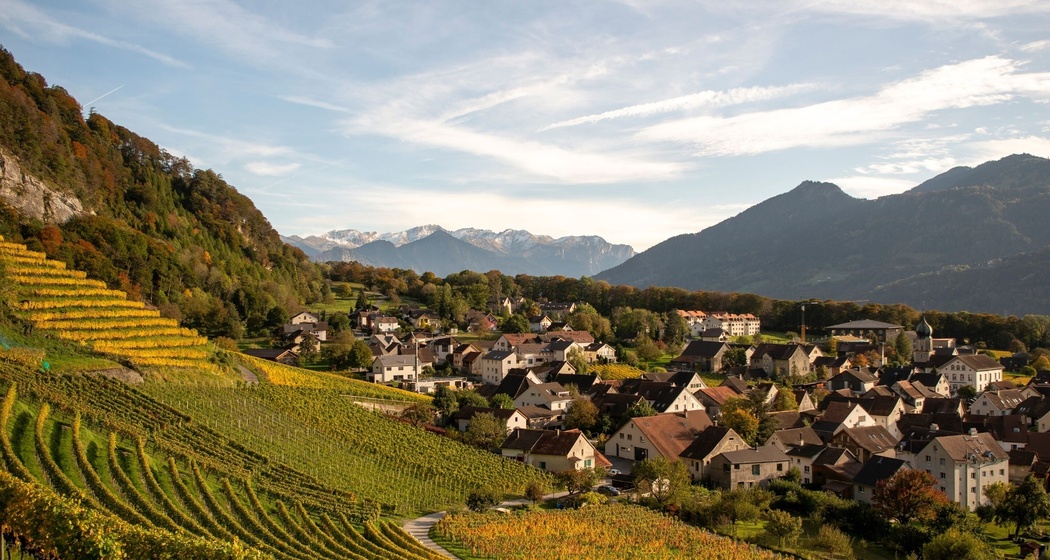 Das mit dem Wakker-Preis ausgezeichnete Dorf Fläsch