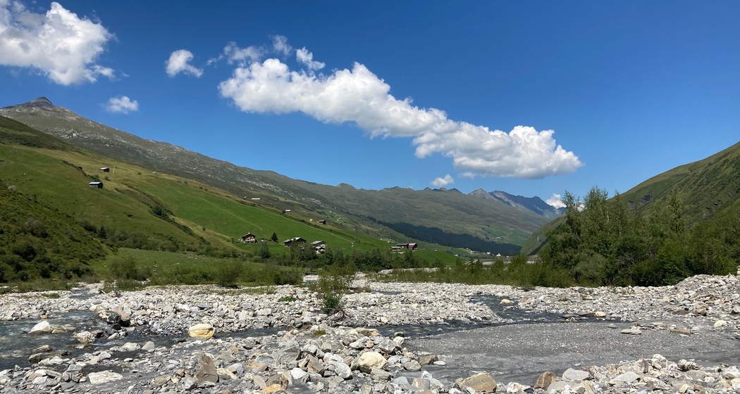 Rabiusa mit Blick talauswärts