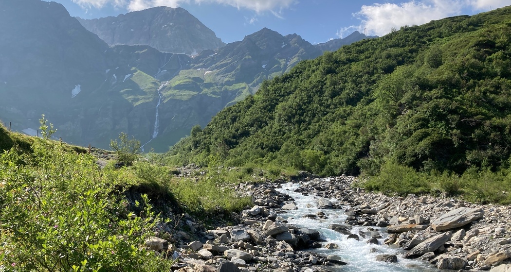 Rabiusa mit Wasserfall