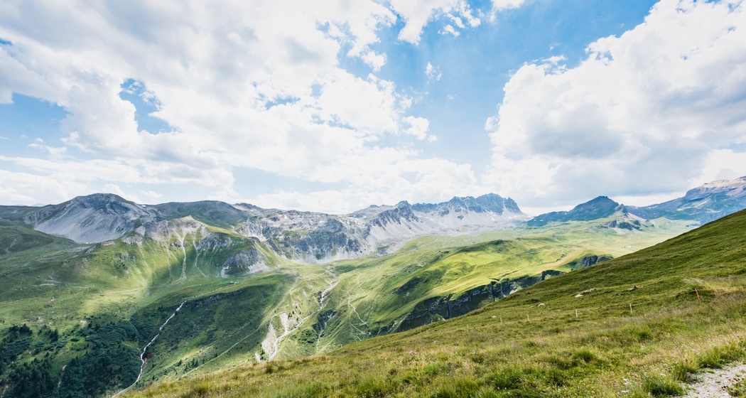 Auf dem Weg zur Alp Curtginatsch