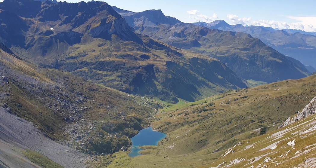 Blick auf Partnunsee