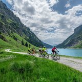 Stausee oberhalb von Panix oder, wie es auf Romanisch heisst, Pigniu