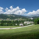 Nebenstrassen mit scheuen Blicken in die Rheinschlucht