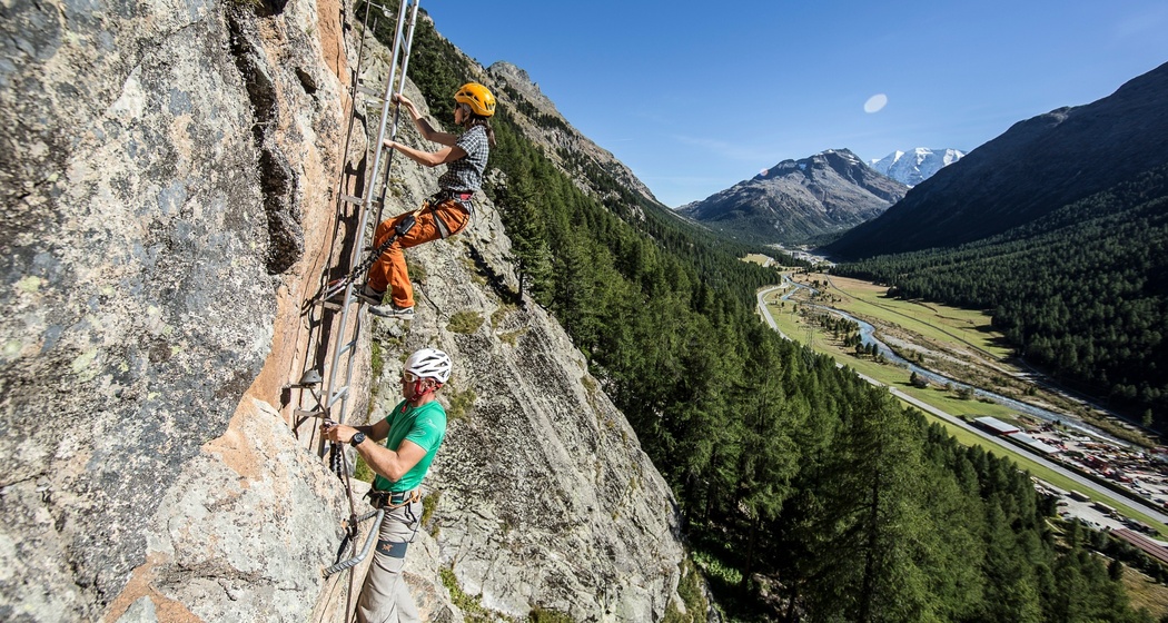 Klettersteig La Resgia