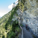 View of the Safiental from the Glaspass - Safien Platz trail