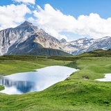 The Lüschersee is being dammed again after more than 100 years