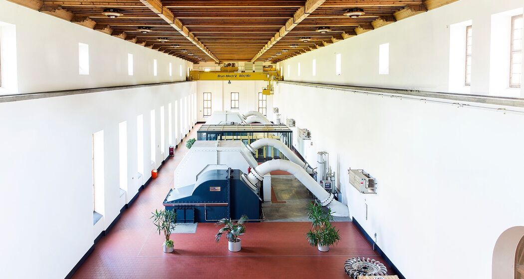 Kraftwerk Küblis Turbinenhalle