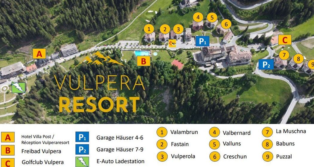 Übersicht Vulpera Resort