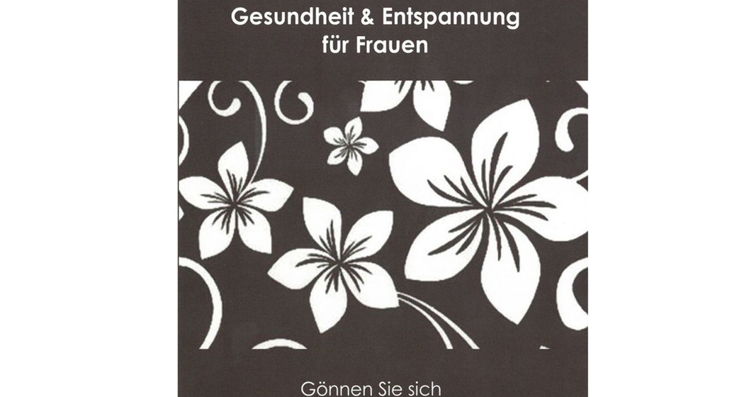 Das Foto zeigt einen Flyer der Massagepraxis für Frauen