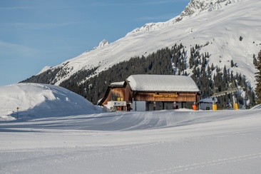 Das Foto zeigt die Sesselbahn Cauma
