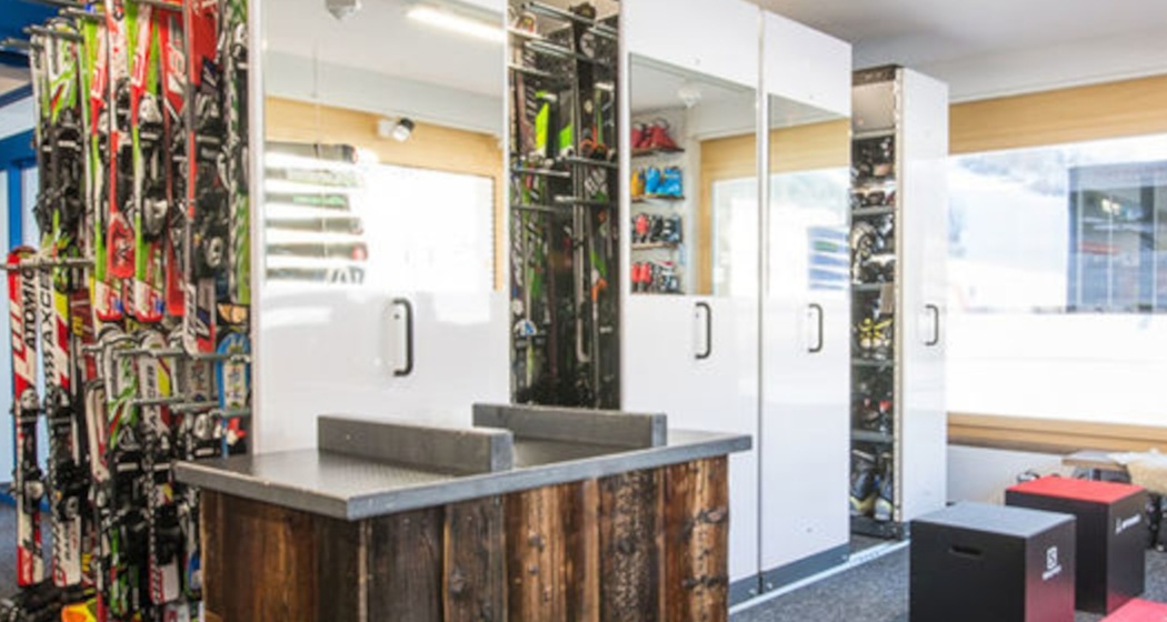 Das Foto zeigt das Sport Beat Testcenter von Innen