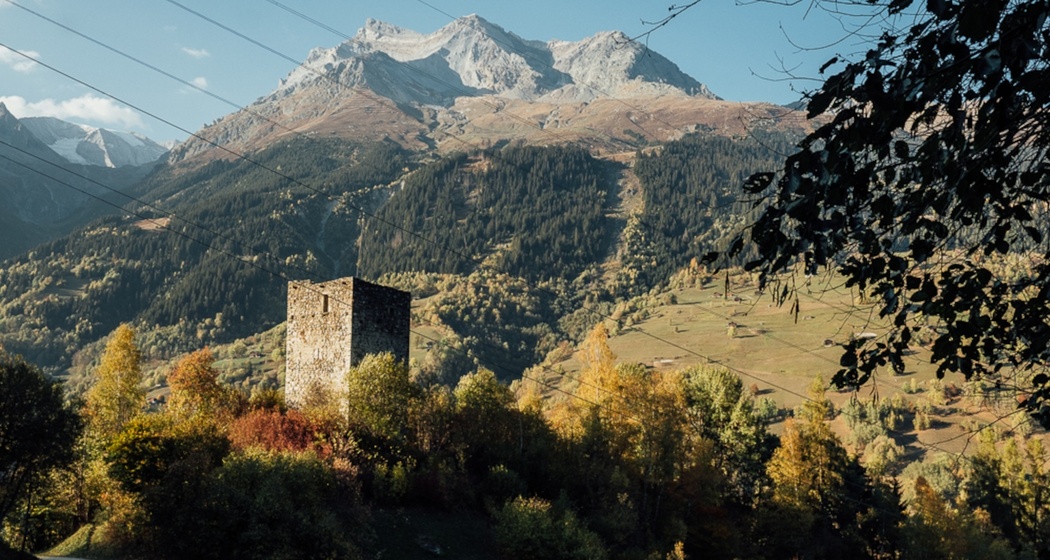 Das Foto zeigt die Burgruine Ringgenberg